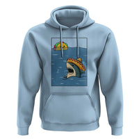 Tacos Lover Hoodie Funny Shark Humor Foodie Gift - Wonder Print Shop