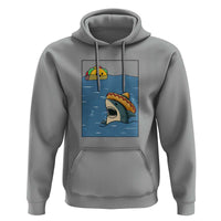 Tacos Lover Hoodie Funny Shark Humor Foodie Gift - Wonder Print Shop