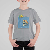 Tacos Lover T Shirt For Kid Funny Shark Humor Foodie Gift - Wonder Print Shop
