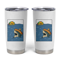 Tacos Lover Tumbler Cup Funny Shark Humor Foodie Gift