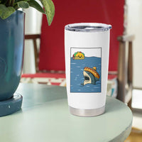Tacos Lover Tumbler Cup Funny Shark Humor Foodie Gift
