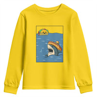 Tacos Lover Youth Sweatshirt Funny Shark Humor Foodie Gift - Wonder Print Shop