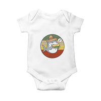 Mexican Food Lover Gift Baby Onesie Funny Shark Eating Tacos - Wonder Print Shop
