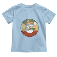 Mexican Food Lover Gift Toddler T Shirt Funny Shark Eating Tacos - Wonder Print Shop