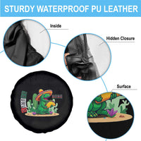 Mexican Food Lover Gift Spare Tire Cover Funny Dinosaur Taco Saurus - Wonder Print Shop