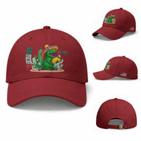 Mexican Food Lover Gift Baseball Cap Funny Dinosaur Taco Saurus