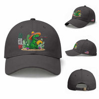 Mexican Food Lover Gift Baseball Cap Funny Dinosaur Taco Saurus