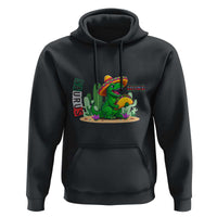 Mexican Food Lover Gift Hoodie Funny Dinosaur Taco Saurus - Wonder Print Shop