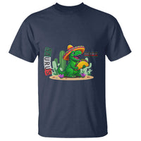 Mexican Food Lover Gift T Shirt Funny Dinosaur Taco Saurus - Wonder Print Shop