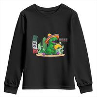 Mexican Food Lover Gift Youth Sweatshirt Funny Dinosaur Taco Saurus - Wonder Print Shop