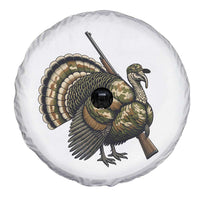 Funny Camo Turkey Hunter Rifle Gift Spare Tire Cover - Wonder Print Shop
