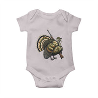 Funny Camo Turkey Hunter Rifle Gift Baby Onesie - Wonder Print Shop