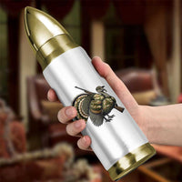 Funny Camo Turkey Hunter Rifle Gift Bullet Tumbler - Wonder Print Shop