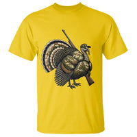 Funny Camo Turkey Hunter Rifle Gift T Shirt - Wonder Print Shop