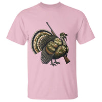 Funny Camo Turkey Hunter Rifle Gift T Shirt - Wonder Print Shop