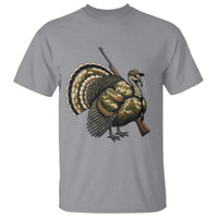 Funny Camo Turkey Hunter Rifle Gift T Shirt - Wonder Print Shop