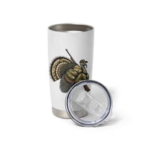 Funny Camo Turkey Hunter Rifle Gift Tumbler Cup - Wonder Print Shop