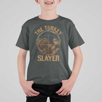 The Turkey Slayer T Shirt For Kid Funny Hunting Season Gift - Wonder Print Shop