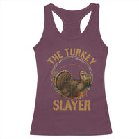 The Turkey Slayer Racerback Tank Top Funny Hunting Season Gift - Wonder Print Shop