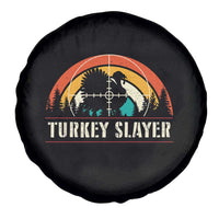 Turkey Slayer Spare Tire Cover Vintage Sunset Hunting Season Gift - Wonder Print Shop