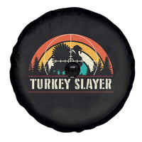 Turkey Slayer Spare Tire Cover Vintage Sunset Hunting Season Gift - Wonder Print Shop