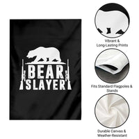 Bear Slayer Garden Flag Hunting Season Gift - Wonder Print Shop