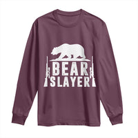 Bear Slayer Long Sleeve Shirt Hunting Season Gift - Wonder Print Shop