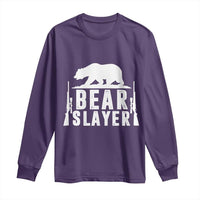 Bear Slayer Long Sleeve Shirt Hunting Season Gift - Wonder Print Shop