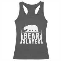 Bear Slayer Racerback Tank Top Hunting Season Gift - Wonder Print Shop