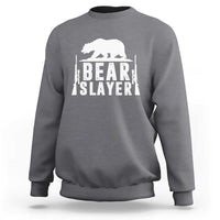 Bear Slayer Sweatshirt Hunting Season Gift - Wonder Print Shop