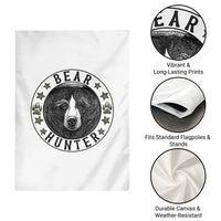 Bear Hunter Garden Flag Funny Hunting Season Gift - Wonder Print Shop