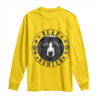 Bear Hunter Long Sleeve Shirt Funny Hunting Season Gift - Wonder Print Shop