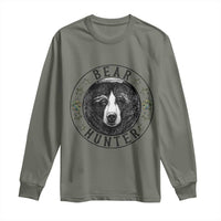 Bear Hunter Long Sleeve Shirt Funny Hunting Season Gift - Wonder Print Shop