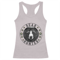 Bear Hunter Racerback Tank Top Funny Hunting Season Gift - Wonder Print Shop