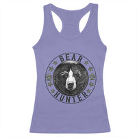 Bear Hunter Racerback Tank Top Funny Hunting Season Gift - Wonder Print Shop