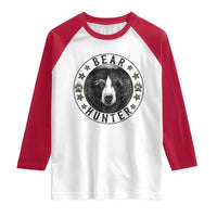 Bear Hunter Raglan Shirt Funny Hunting Season Gift - Wonder Print Shop
