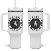 Bear Hunter Tumbler With Handle Funny Hunting Season Gift - Wonder Print Shop
