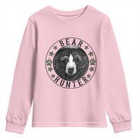 Bear Hunter Youth Sweatshirt Funny Hunting Season Gift - Wonder Print Shop