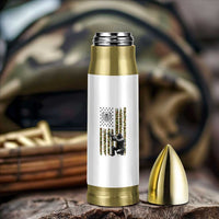 Bear Hunting Bullet Tumbler Camo American Flag Hunter Gift - Wonder Print Shop