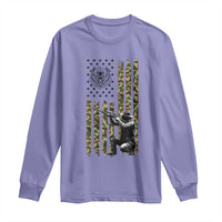 Bear Hunting Long Sleeve Shirt Camo American Flag Hunter Gift - Wonder Print Shop