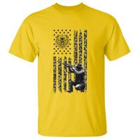 Bear Hunting T Shirt Camo American Flag Hunter Gift - Wonder Print Shop
