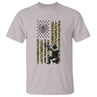 Bear Hunting T Shirt Camo American Flag Hunter Gift - Wonder Print Shop