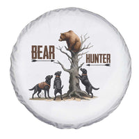Bear Hunter Spare Tire Cover Black Lab Retriever Funny Hunting Gift - Wonder Print Shop