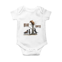 Bear Hunter Baby Onesie Black Lab Retriever Funny Hunting Gift - Wonder Print Shop