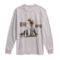 Bear Hunter Long Sleeve Shirt Black Lab Retriever Funny Hunting Gift - Wonder Print Shop