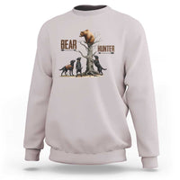 Bear Hunter Sweatshirt Black Lab Retriever Funny Hunting Gift - Wonder Print Shop