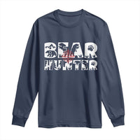 Bear Hunter Long Sleeve Shirt Outdoor Adventure Gift - Wonder Print Shop