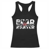 Bear Hunter Racerback Tank Top Outdoor Adventure Gift - Wonder Print Shop