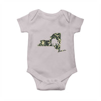 New York Bear Hunter Baby Onesie Camo Map Hunting Season Gift - Wonder Print Shop
