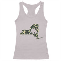 New York Bear Hunter Racerback Tank Top Camo Map Hunting Season Gift - Wonder Print Shop